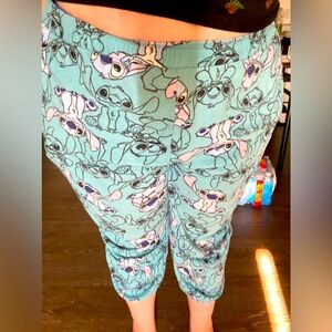 Blue Disney Lilo and stitch pants